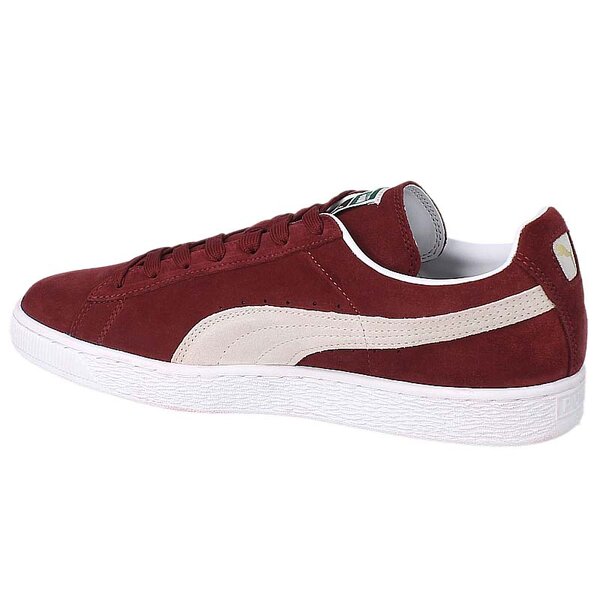 Męskie sneakersy (buty) PUMA SUEDE CLASSIC+ 35263475 kolor bordowy