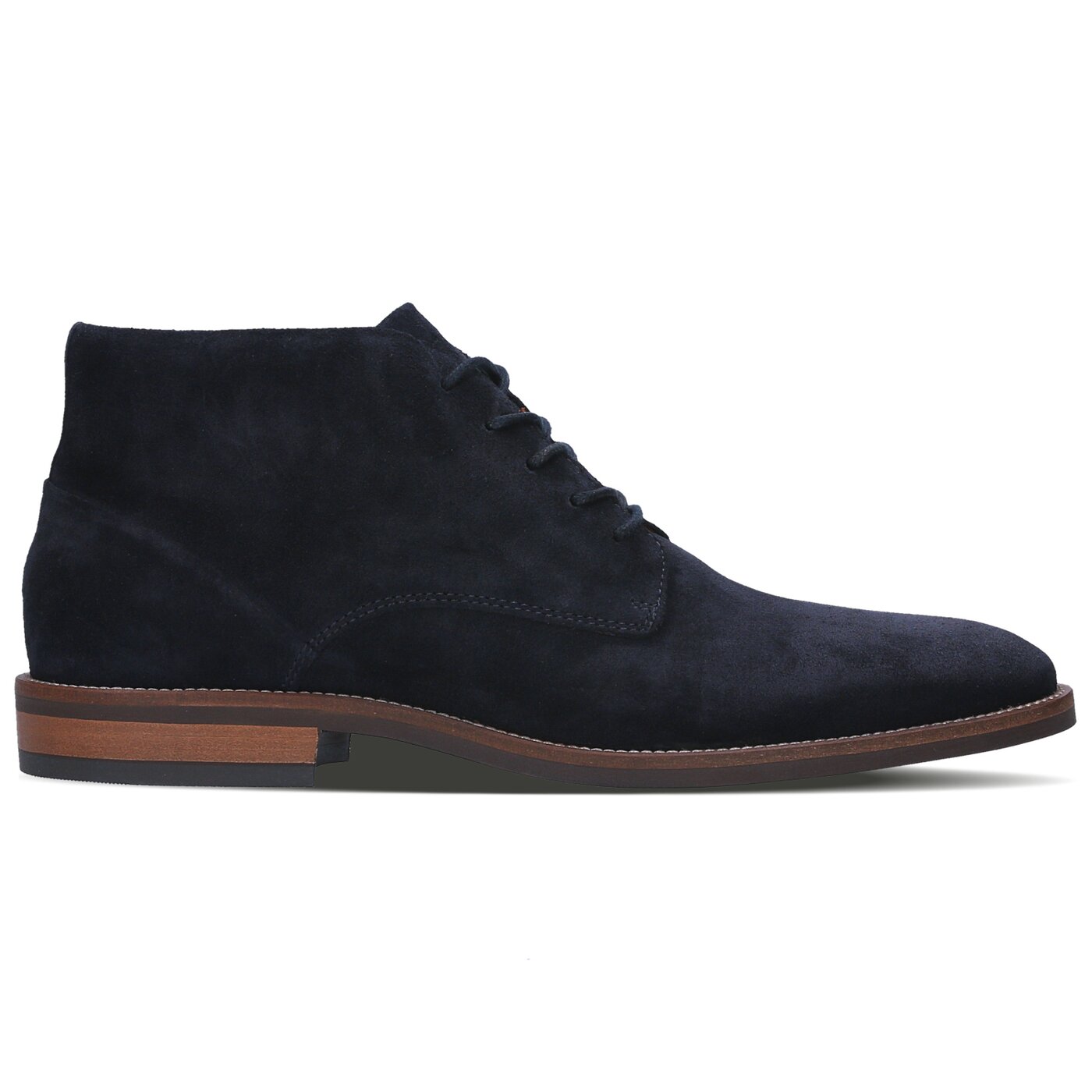 Męskie buty za kostkę TOMMY HILFIGER D2285ALLEN 10B fm56821852403 kolor granatowy