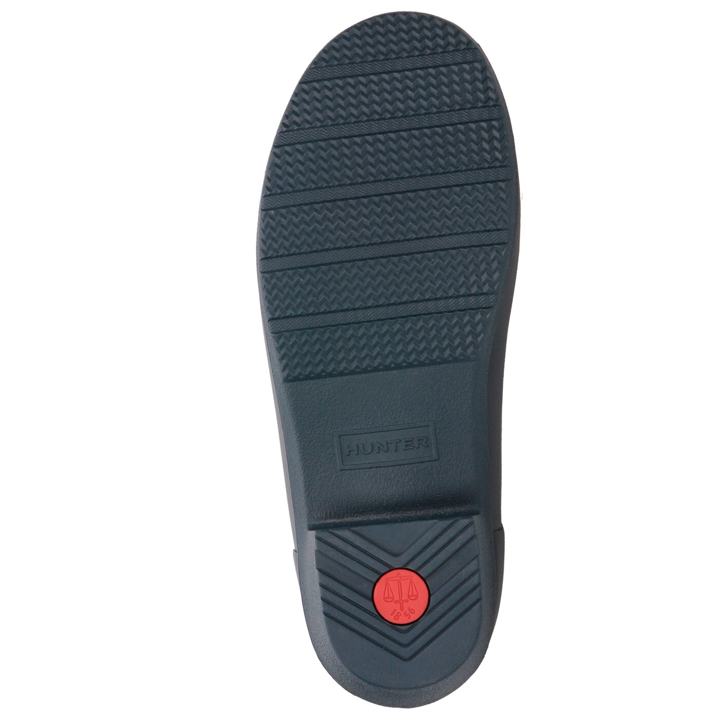 Damskie kalosze (buty gumowe) HUNTER REFINED LOW HEEL ANKLE BOOT wfs2014rma-nvy kolor granatowy