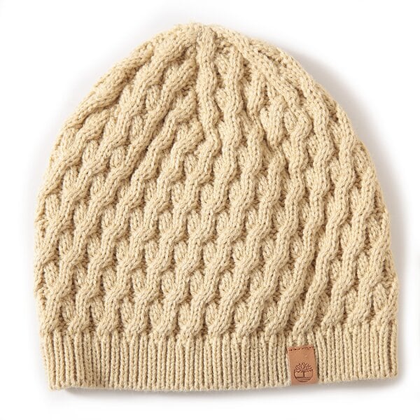 Damski szalik / rękawiczki TIMBERLAND CZAPKA HAT & SNOOD GIFT BOX j1807103 kolor beżowy