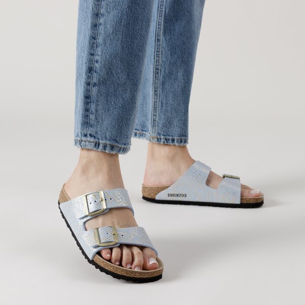 Damskie klapki BIRKENSTOCK ARIZONA  1021463 kolor niebieski