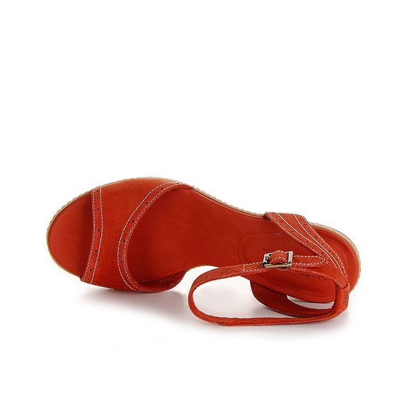 Damskie sandały TIMBERLAND EK MONTVALE SANDAL ANKLE STRAP 8051r kolor czerwony