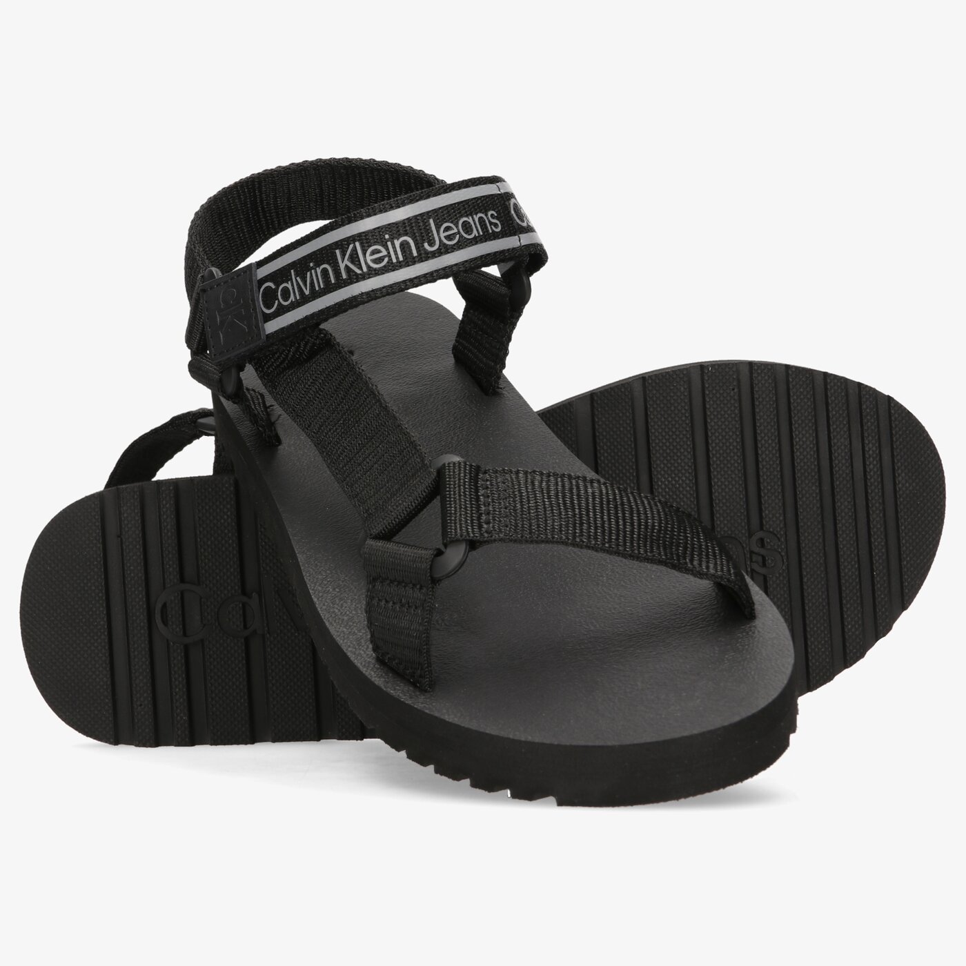 Męskie sandały CALVIN KLEIN NOEAL 1D PREFRESATO SANDAL 1 ym0ym003520gl kolor czarny