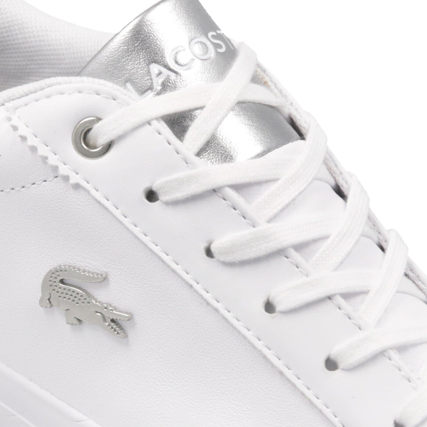 Damskie sneakersy (buty) LACOSTE LEROND 119 1 QSP 737cfa0070108 kolor biały