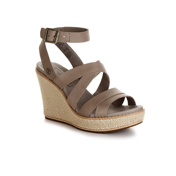 Damskie sandały TIMBERLAND EK DANFORTH LEATHER JUTE WRAPPED SANDAL 3949r kolor beżowy