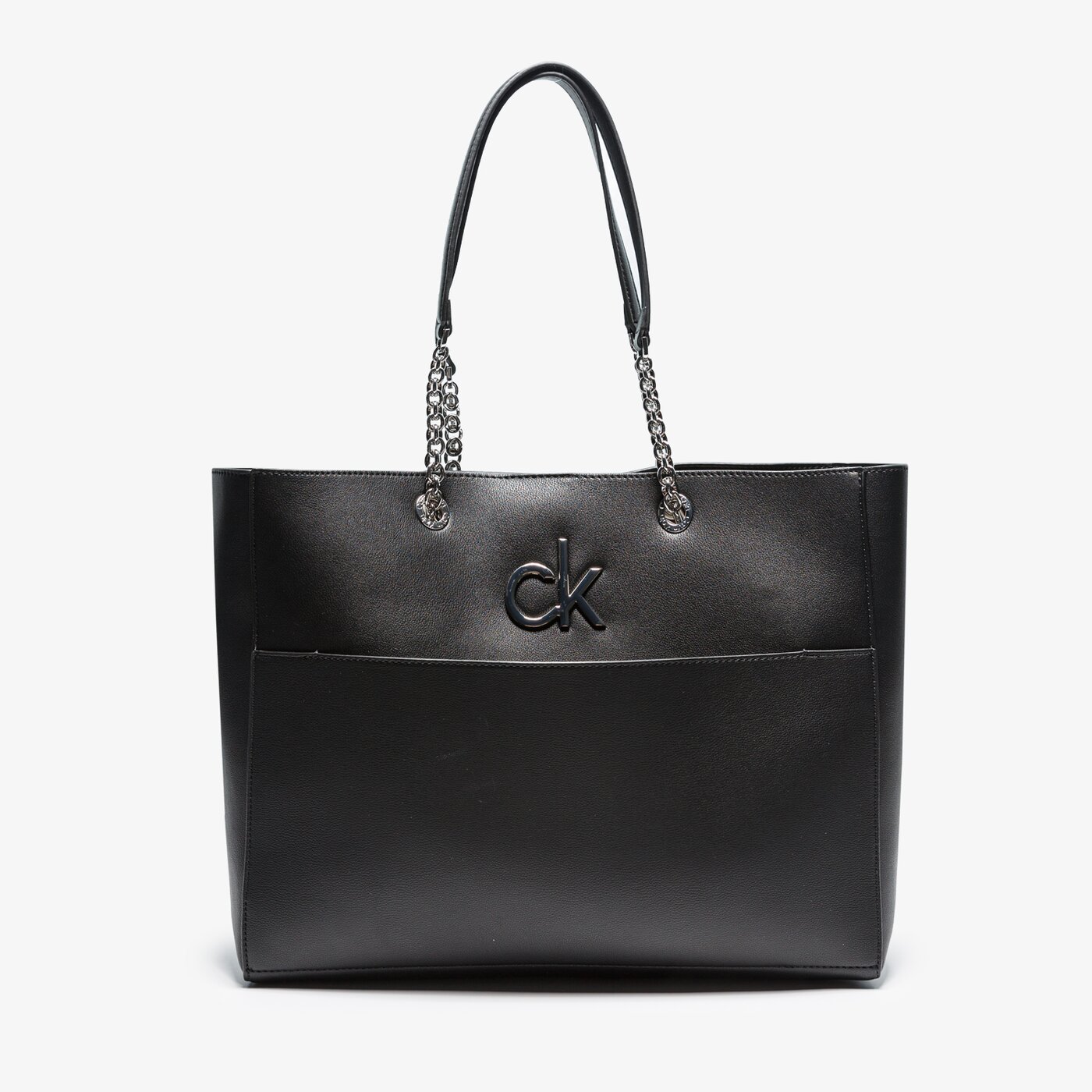 Damska torebka CALVIN KLEIN TOREBKA RE-LOCK SHOPPER k60k606676bax kolor czarny