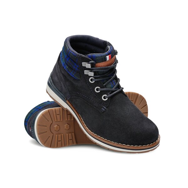Dziecięce buty za kostkę TOMMY HILFIGER ROVER JR 2B2 fb0fb00080403 kolor granatowy