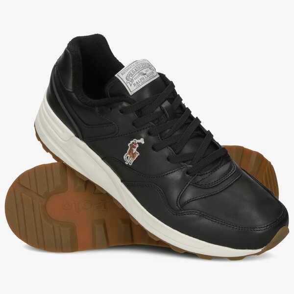 Męskie sneakersy (buty) POLO RL TRCKSTR PONY SNEAKERS ATHLETIC SHOE  809757283001 kolor czarny