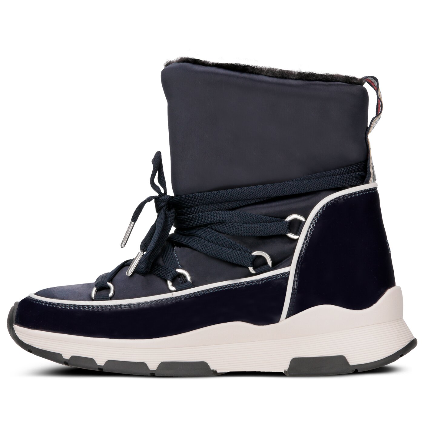 Damskie śniegowce TOMMY HILFIGER FIONA 1C1 fw0fw03697403 kolor granatowy