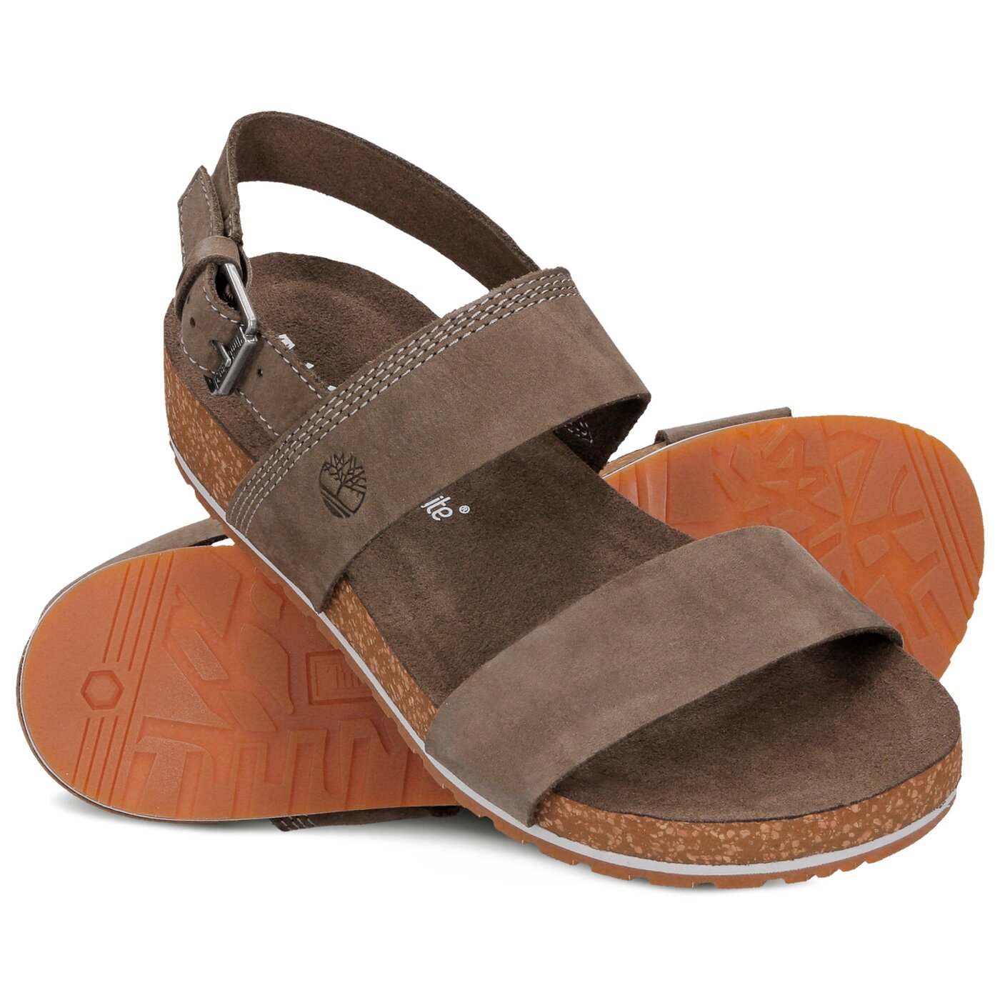 Damskie sandały TIMBERLAND MALIBU WAVES 2 BANDS SAND ca1srp kolor khaki