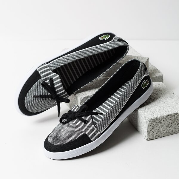 Damskie trampki LACOSTE LANCELLE BOAT 118 1 735caw0037312 kolor czarny