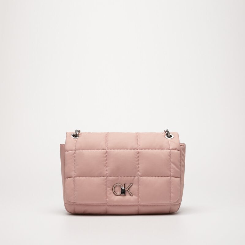 CALVIN KLEIN TOREBKA RE-LOCK QUILT SHOULDER BAG NYL