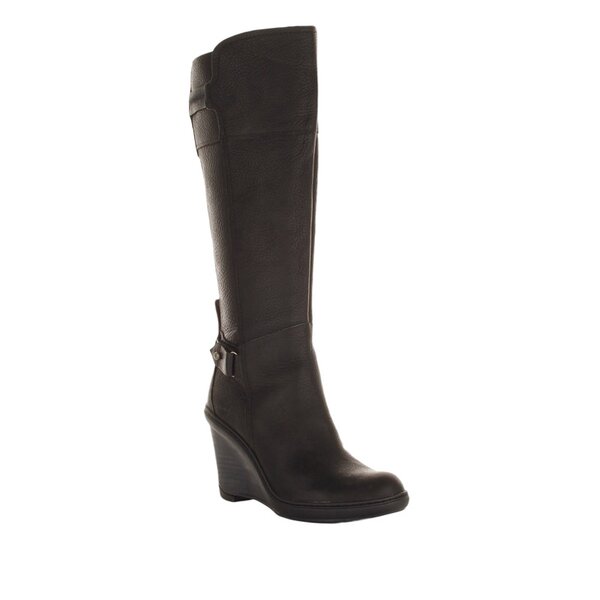 Damskie kozaki TIMBERLAND STRATHAM HEIGHTS WEDGE TALL BOOT 3625r kolor czarny