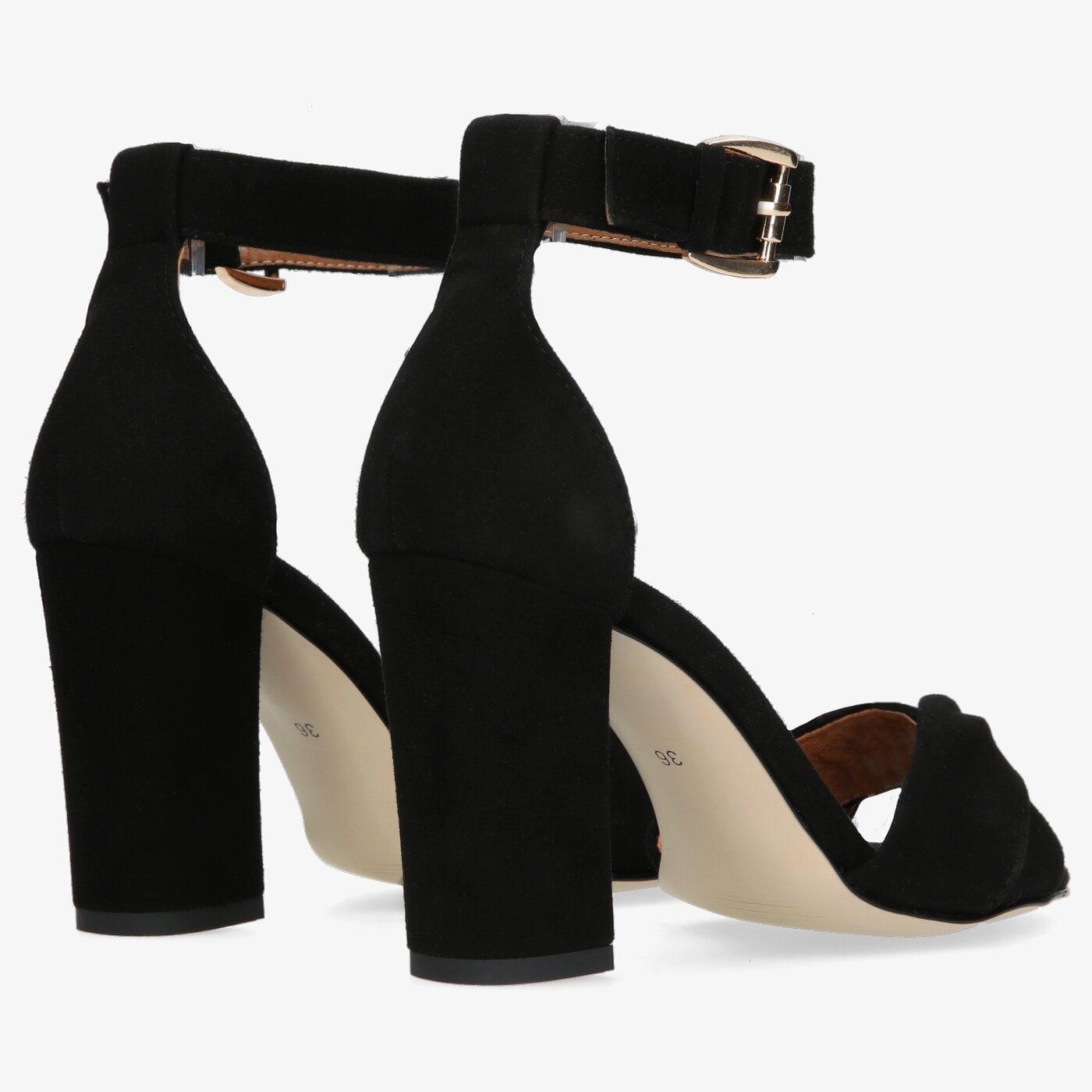 Damskie sandały SYMBIOSIS SANDALS RITA syws122010 kolor czarny