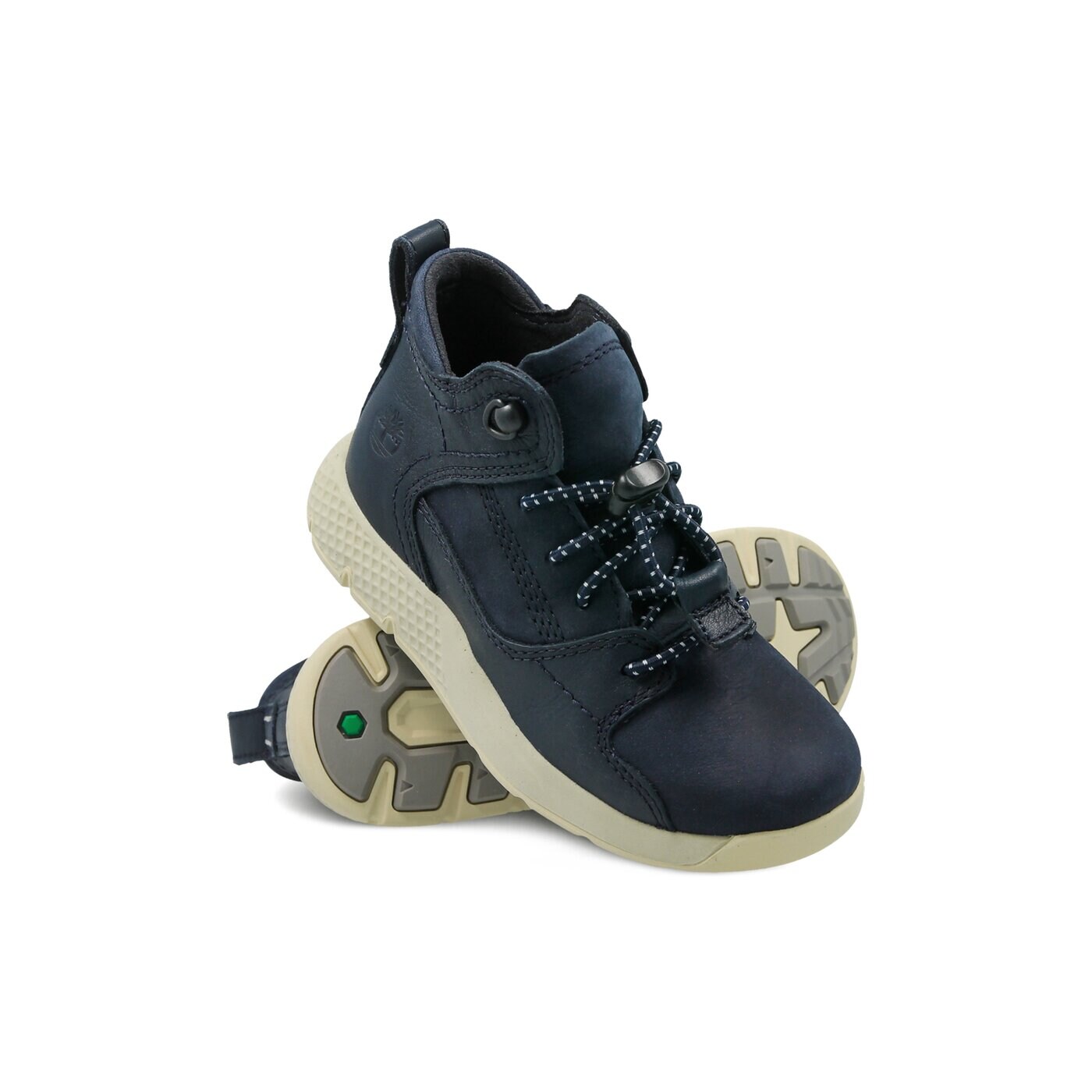 Dziecięce sneakersy (buty) TIMBERLAND FLYROAM LEATHER HIKER a1jae kolor granatowy