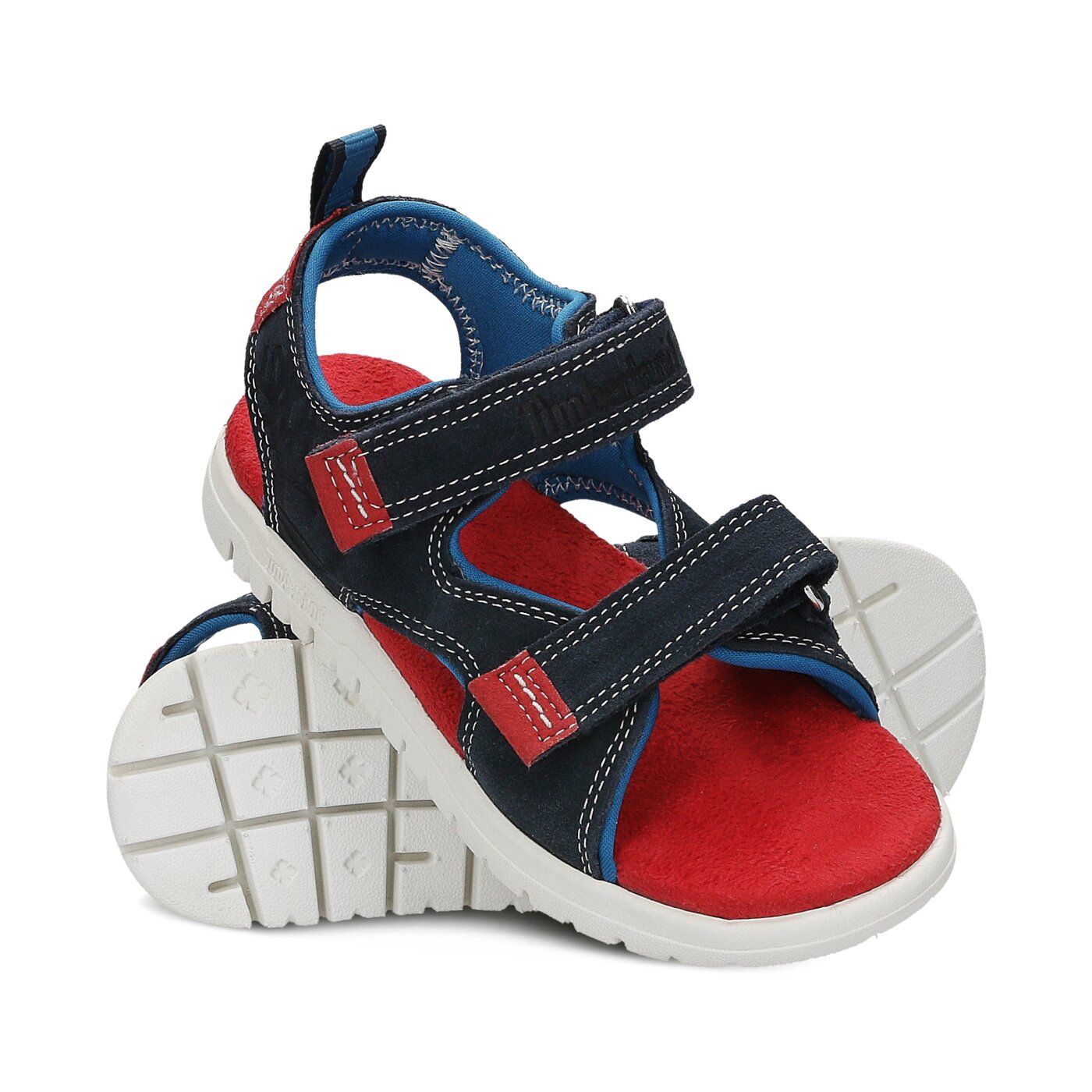 Dziecięce sandały / klapki TIMBERLAND PIERMONT H&L SANDAL a1lof kolor granatowy