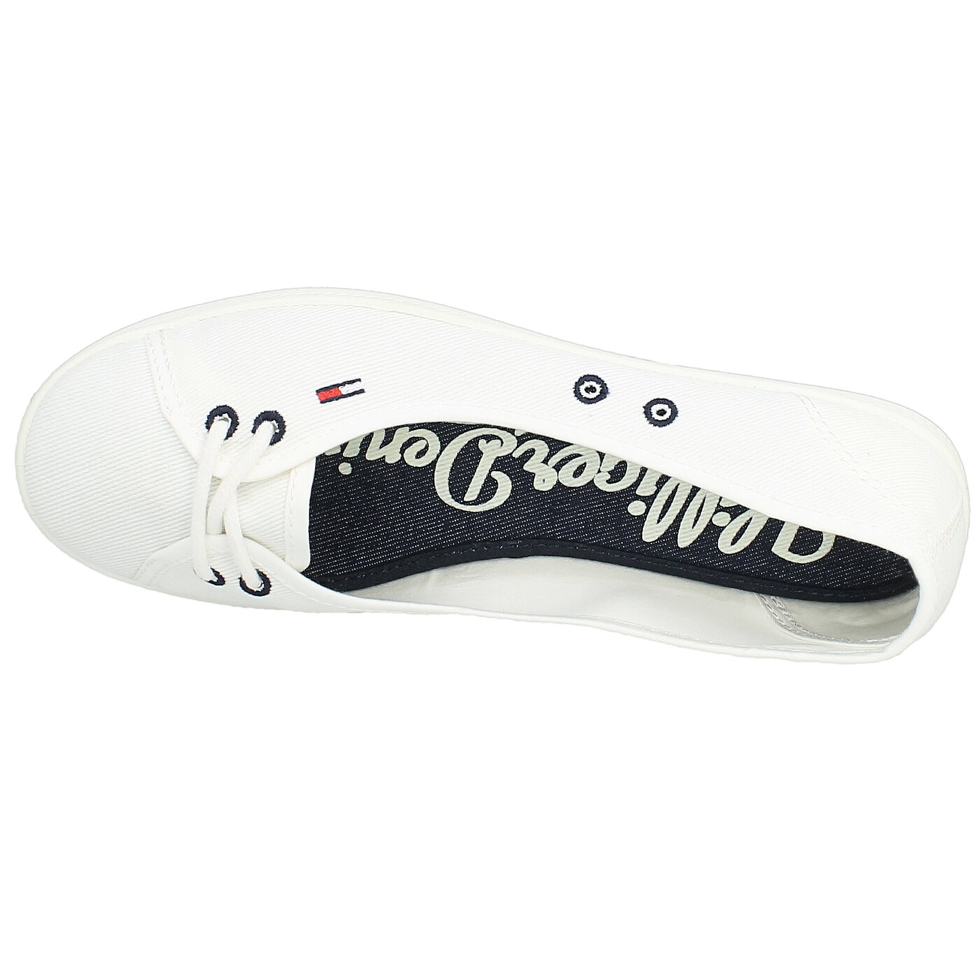 Damskie trampki TOMMY HILFIGER N1385ICKY 1D en56820971121 kolor biały