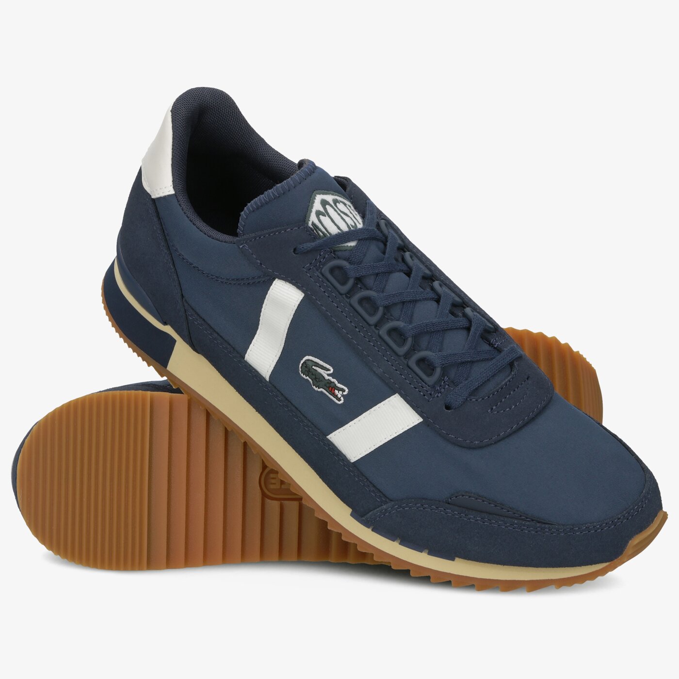 Męskie sneakersy (buty) LACOSTE PARTNER RETRO 319 1 SMA 738sma0006j18 kolor granatowy