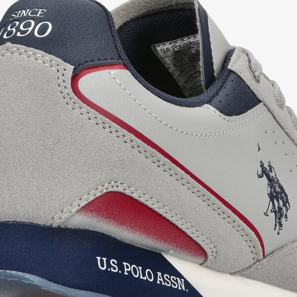 Męskie sneakersy (buty) U.S. POLO ASSN. NOBIL003  nobil003lgr001 kolor szary