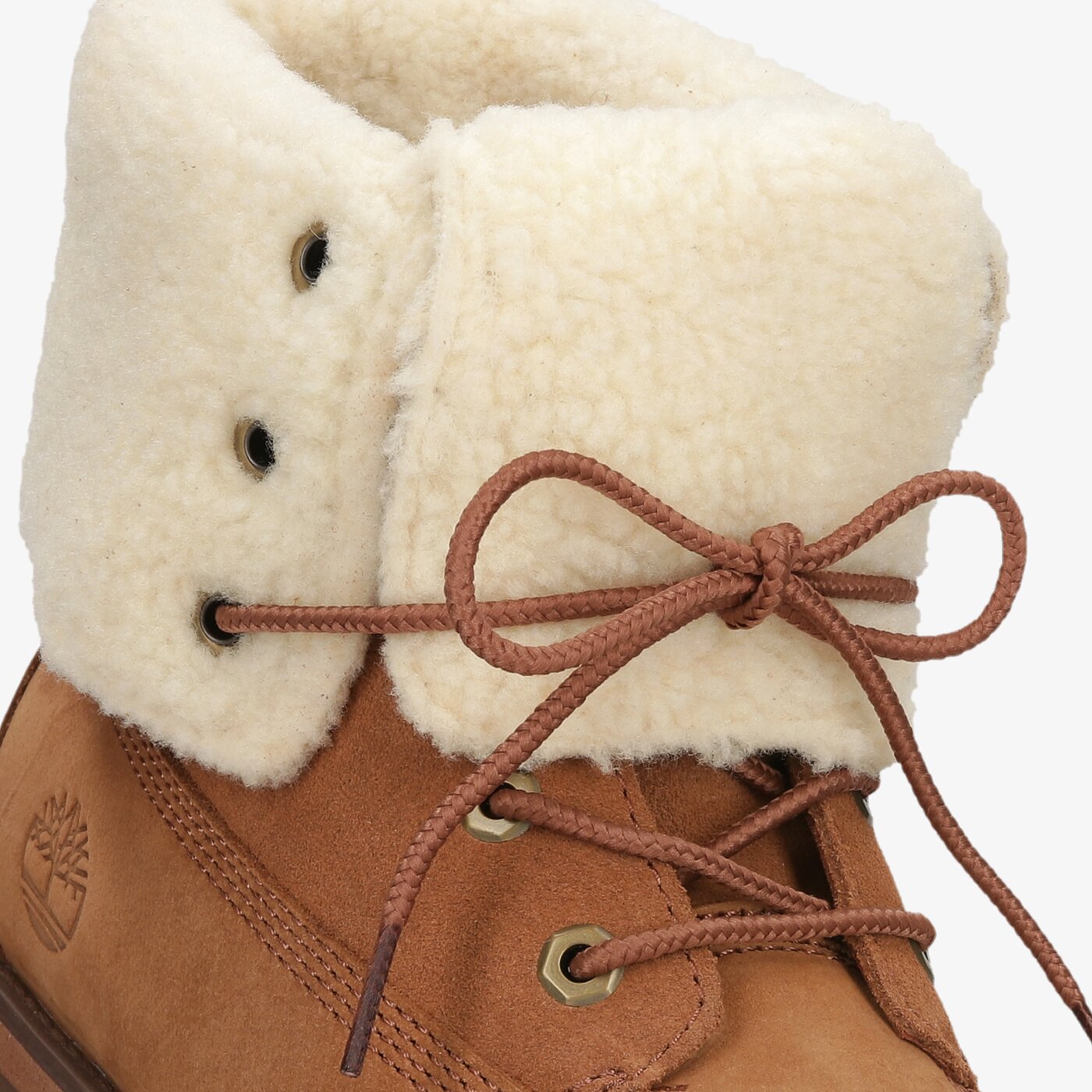 Dziecięce trapery TIMBERLAND COURMA KID SHRL RT tb0a2mjwf131 kolor brązowy