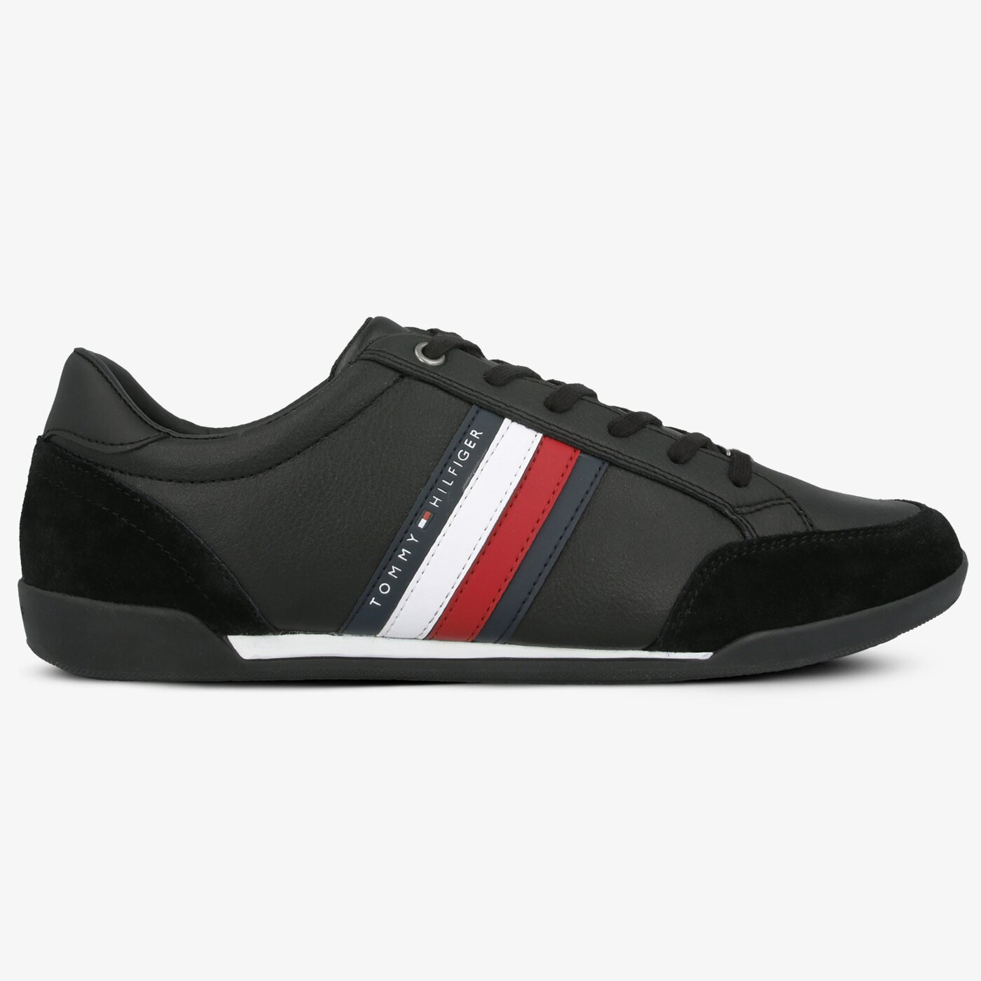 Męskie sneakersy (buty) TOMMY HILFIGER CORPORATE MATERIAL MIX CUPSOLE fm0fm02665bds kolor czarny
