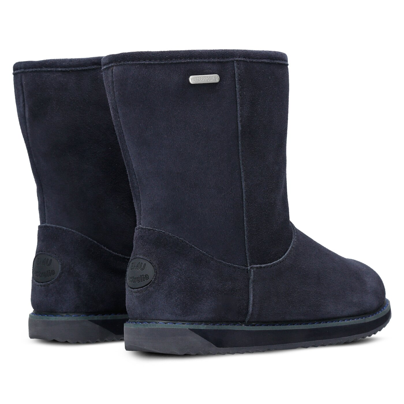 Damskie botki / sztyblety EMU PATERSON CLASSIC LO MIDNIGHT w11590midnight kolor granatowy