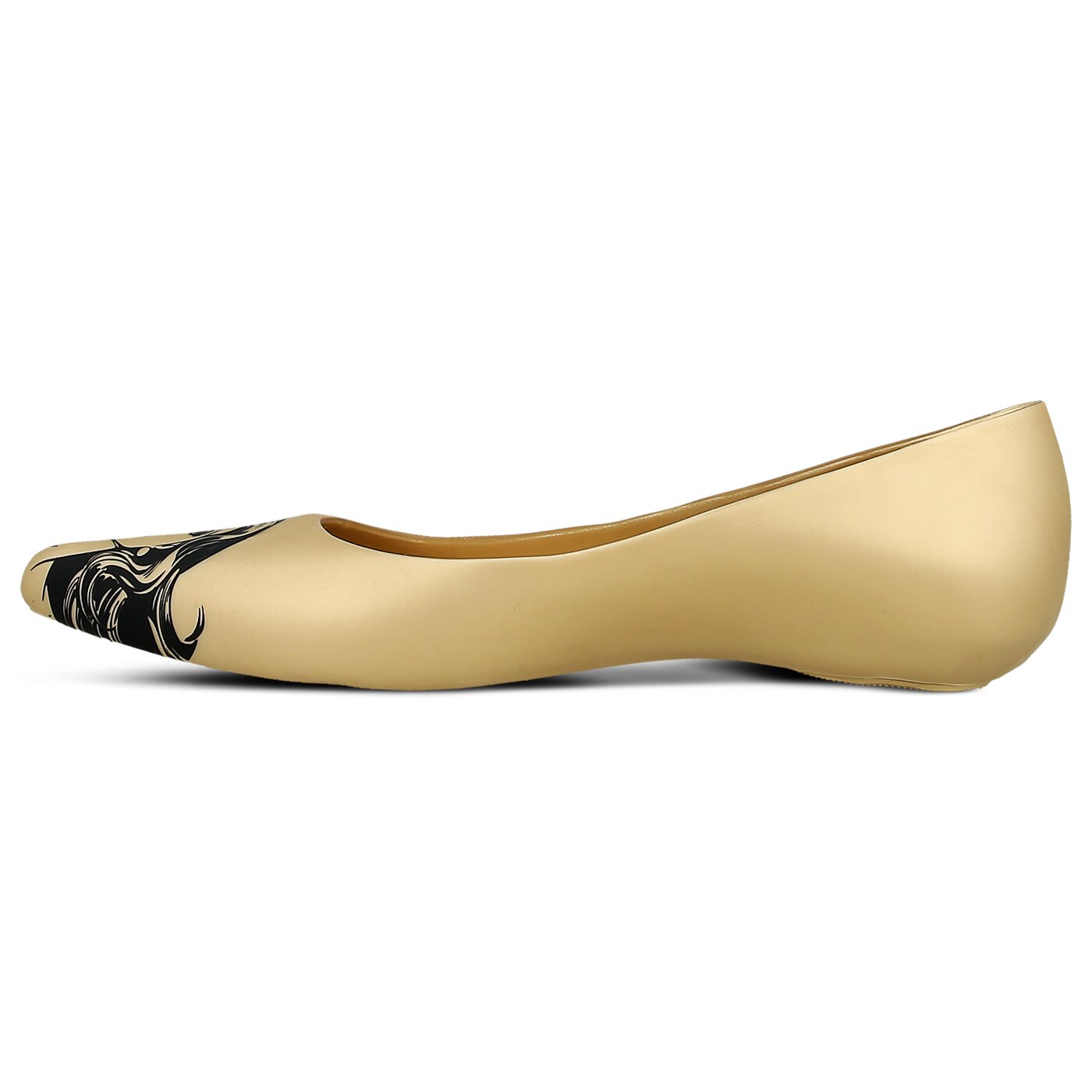 Damskie baleriny (buty) MELISSA GLAM + WONDER WOMAN 3222006525 kolor złoty