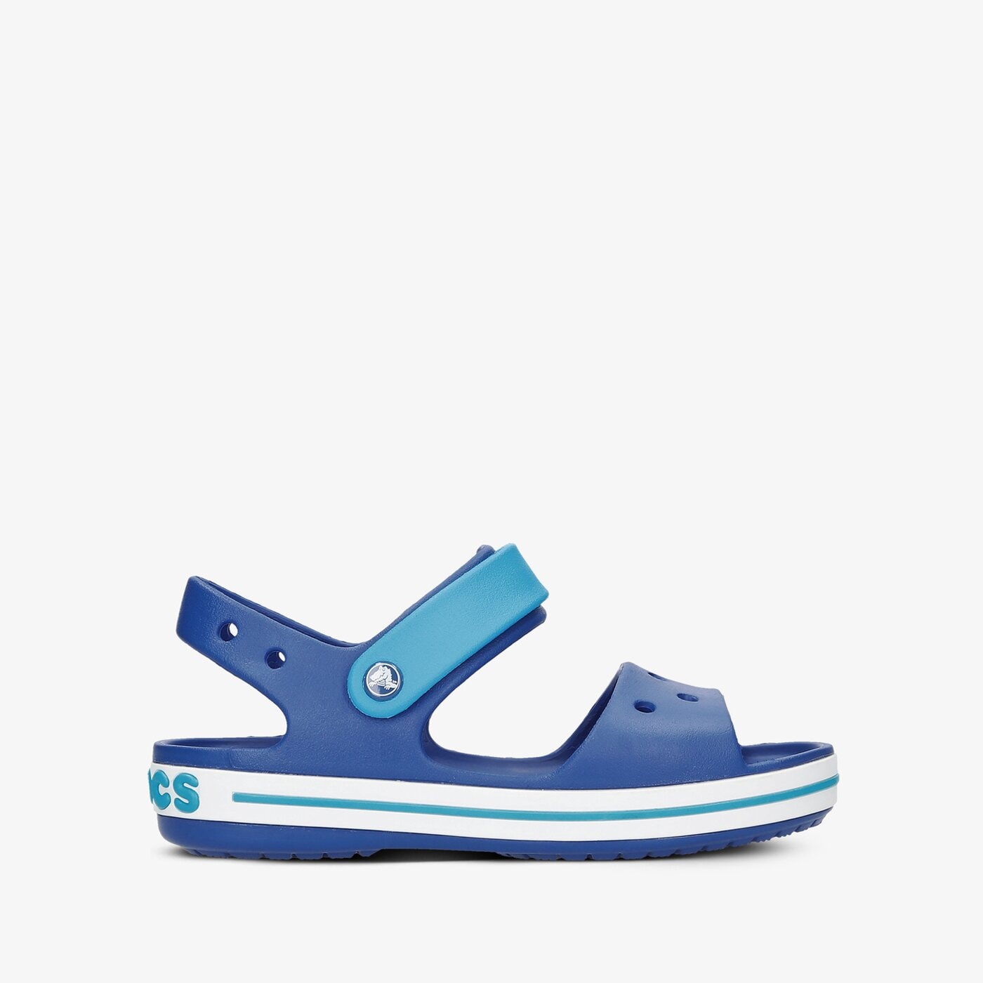 Dziecięce sandały / klapki CROCS CROCBAND SANDAL KIDS 128564bxk kolor granatowy