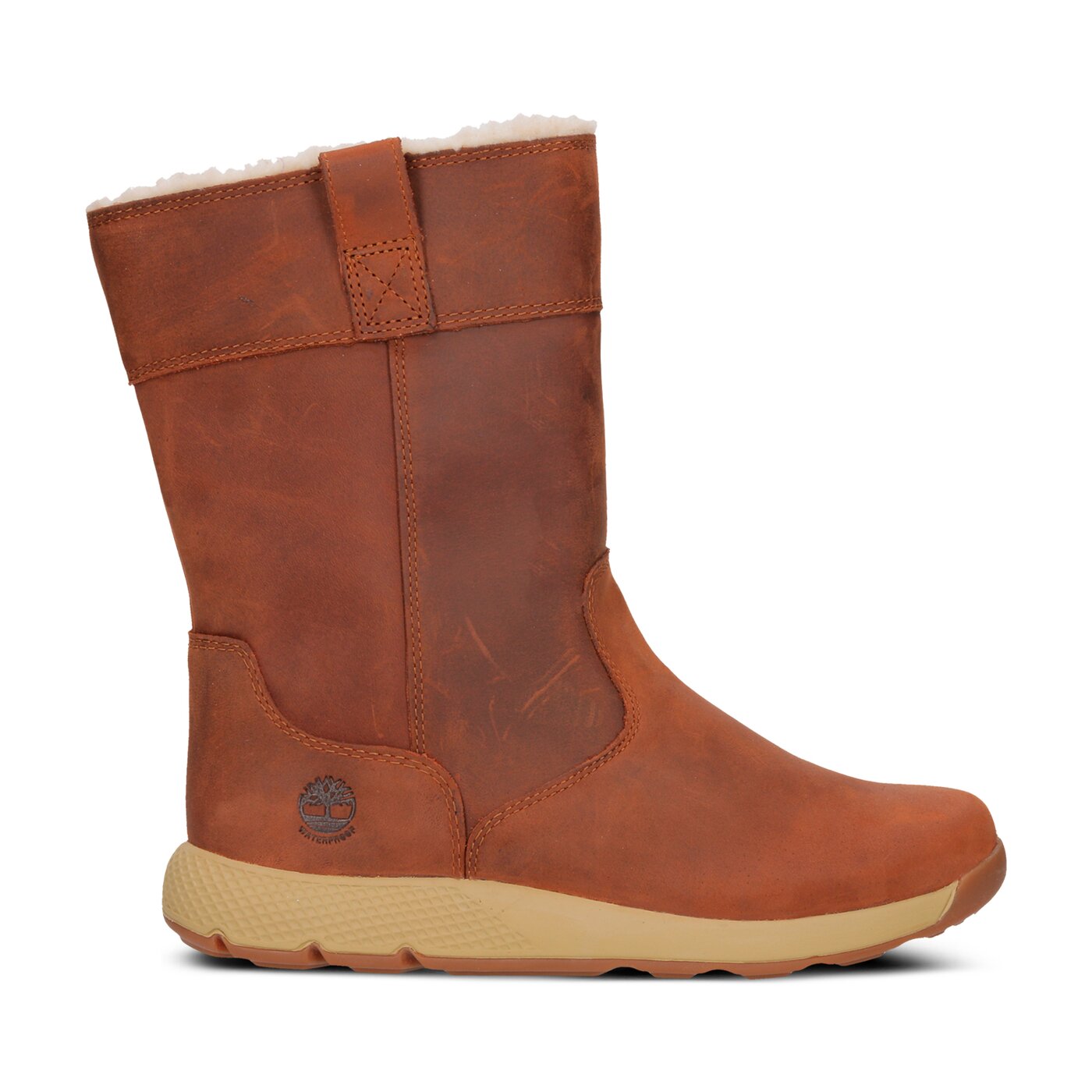 Dziecięce buty za kostkę TIMBERLAND METROROAM 8 IN WP PO a1vsa kolor brązowy