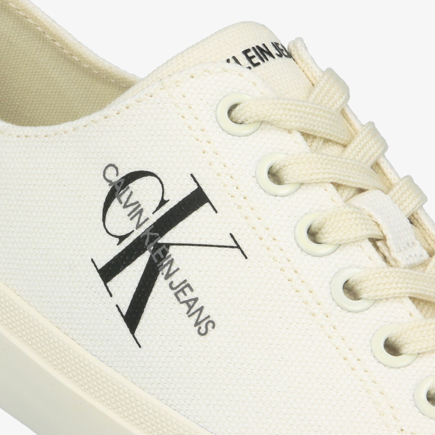 Damskie trampki CALVIN KLEIN IRELAND r7799biw kolor biały