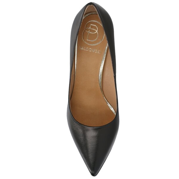 Damskie szpilki / czółenka BALDOWSKI CZÓŁENKO SKÓRA CZARNA d005801451025 kolor czarny