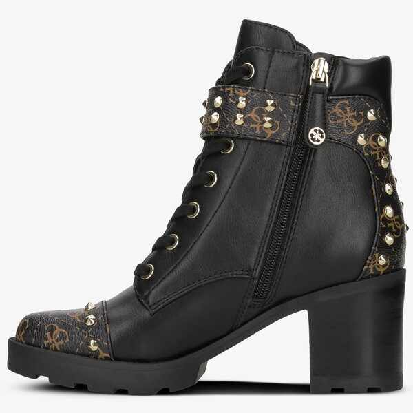 Damskie botki / sztyblety GUESS MEGGANE fl8me2fal10blkbr kolor czarny