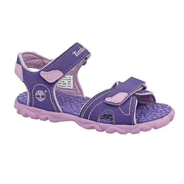 Dziecięce sandały / klapki TIMBERLAND SPLASHTOWN 2 STRAP SANDAL 7781r kolor fioletowy