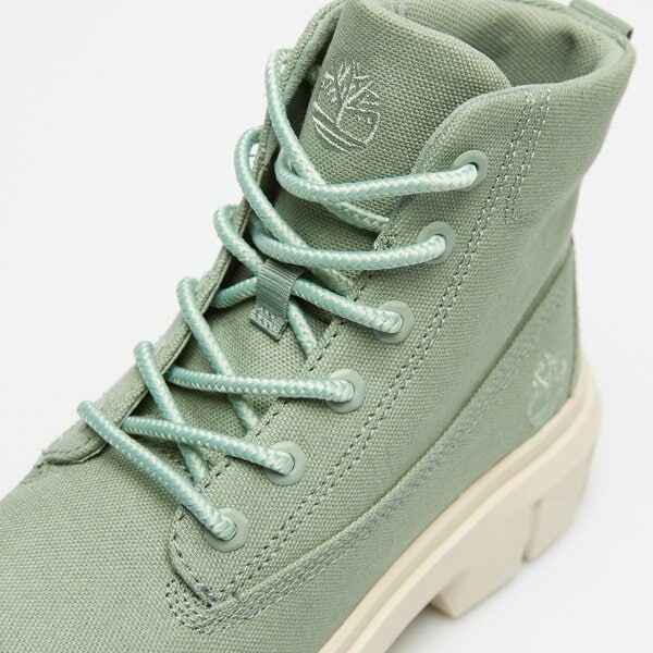 Damskie botki / sztyblety TIMBERLAND GREYFIELD MID LACE UP BOOT tb0a41w8er51 kolor zielony