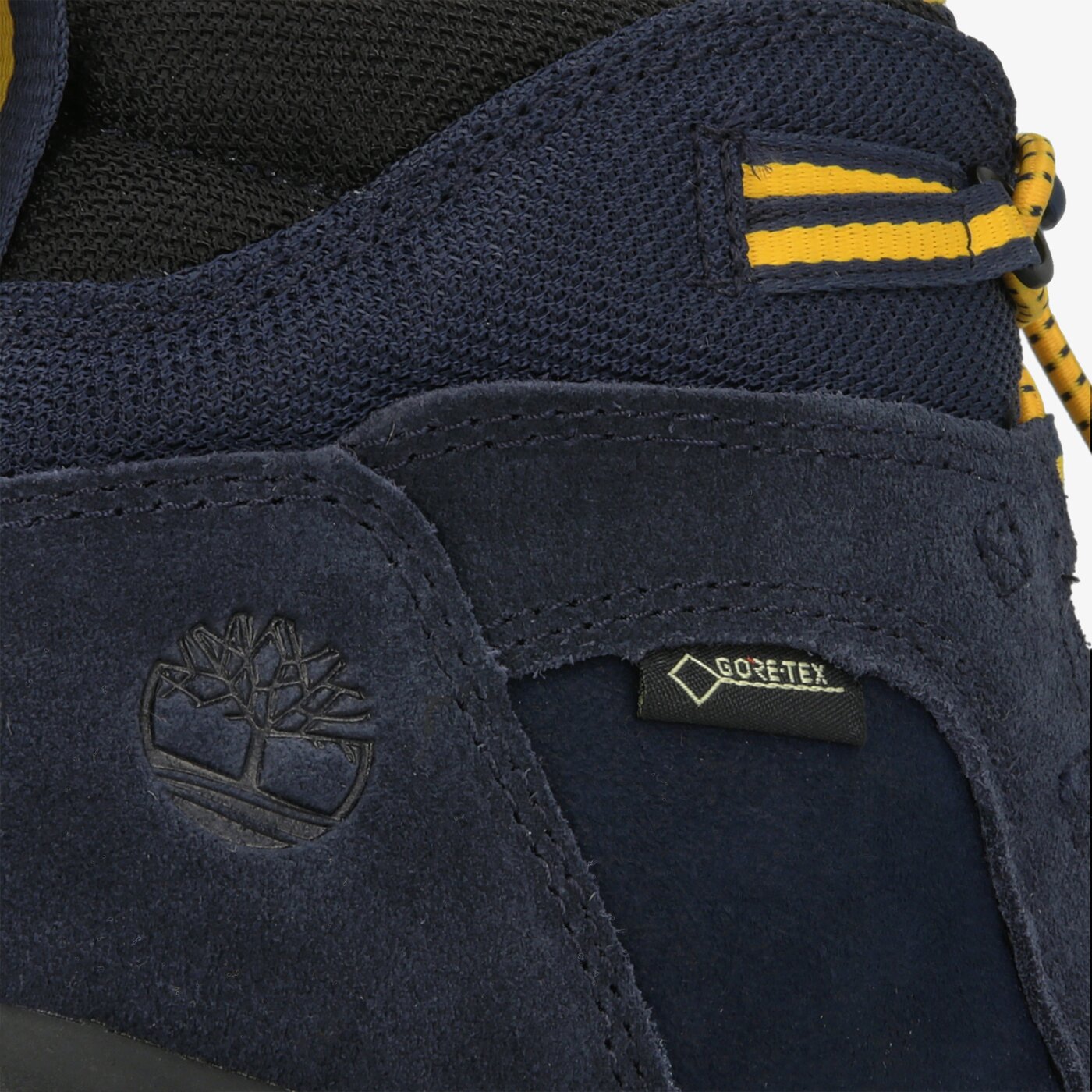 Dziecięce buty outdoor / trekkingowe TIMBERLAND CITY STOMP BUNGEE MID GTX tb0a21dh0191 kolor granatowy