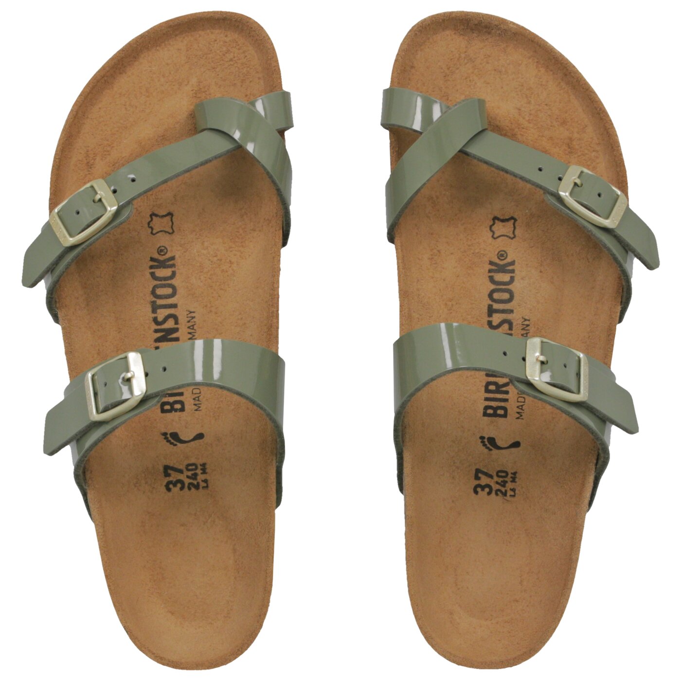 Damskie klapki BIRKENSTOCK MAYARI 1013084 kolor khaki