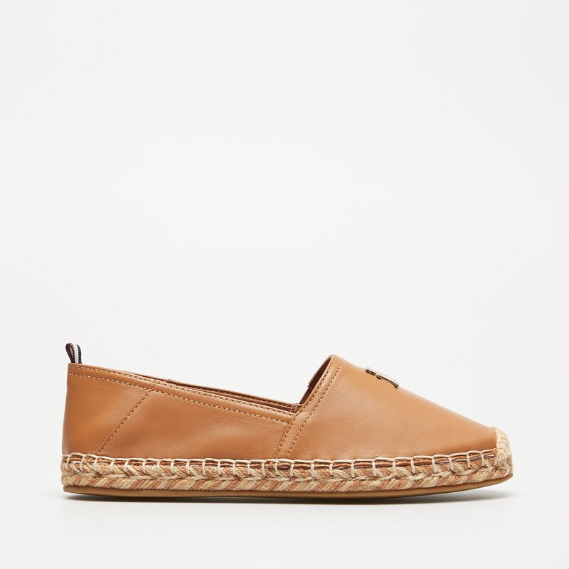 TOMMY HILFIGER TH LEATHER FLAT ESPADRILLE