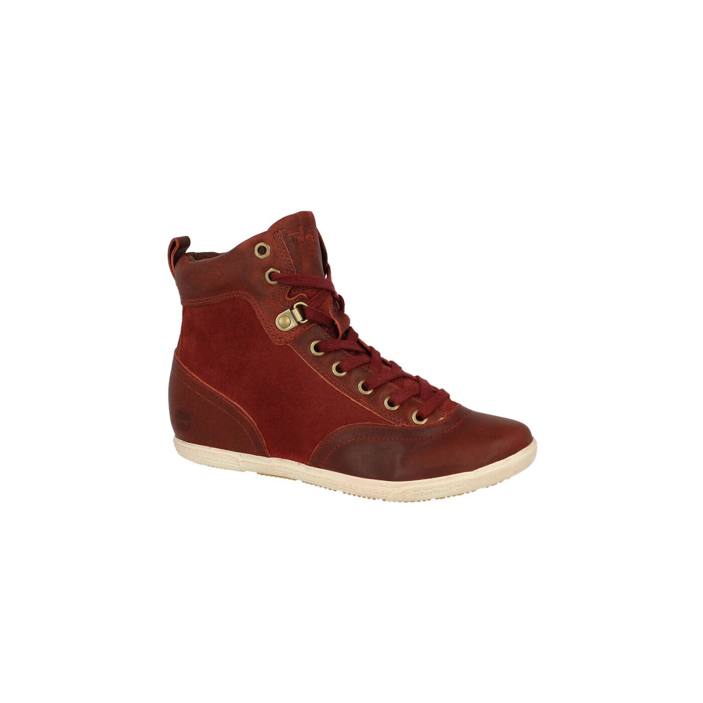 Damskie botki / sztyblety TIMBERLAND BALLARD HIKER LIFT  8703r kolor bordowy