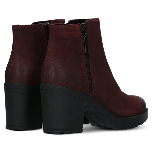 Damskie botki / sztyblety VAGABOND GRACE 422835038 kolor bordowy