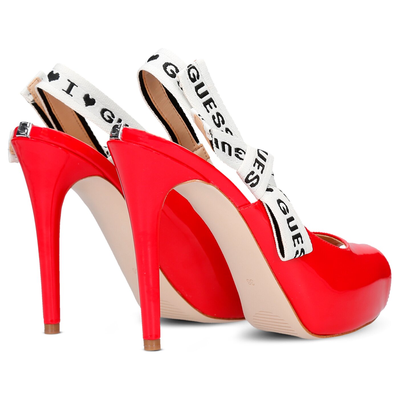 Damskie szpilki / czółenka GUESS HARLEM flhr21paf05red kolor czerwony