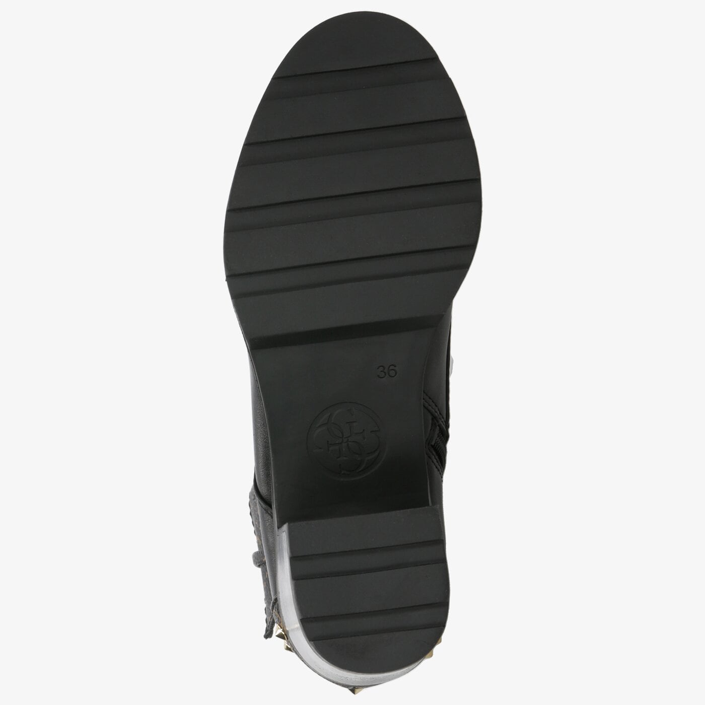 Damskie botki / sztyblety GUESS MEGGANE fl8me2fal10blkbr kolor czarny