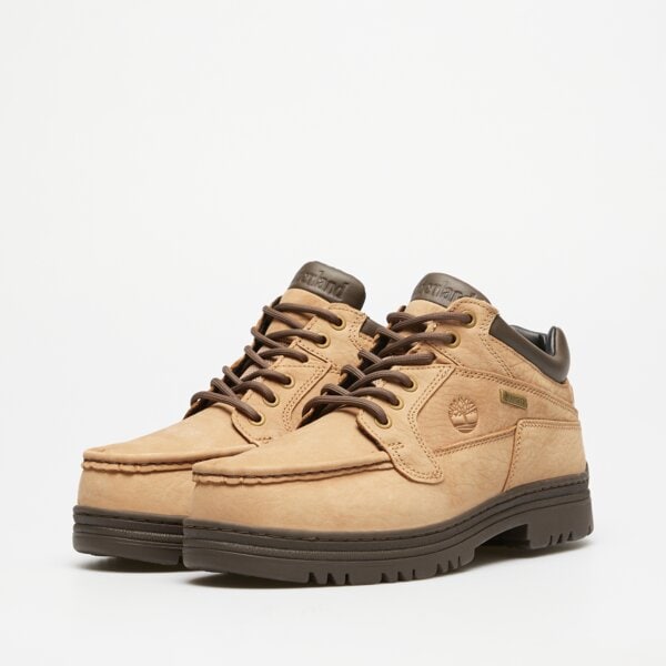 Męskie buty za kostkę TIMBERLAND HERITAGE MID LACE GTX BOOT tb0a2ju5afh1 kolor beżowy