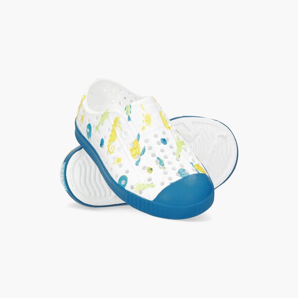 Dziecięce trampki NATIVE JEFFERSON PRINT CHILD 13100101-8970 kolor biały