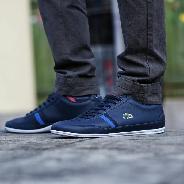 Męskie sneakersy (buty) LACOSTE MISANO SPORT 116 1 731spm0030003 kolor granatowy