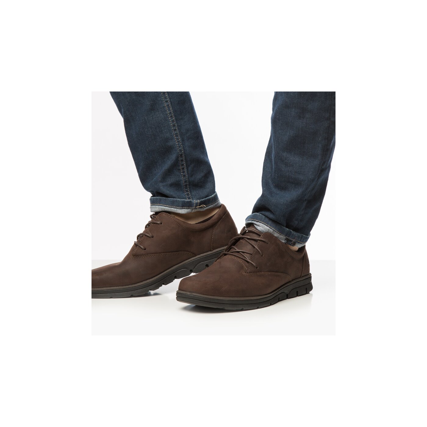 Męskie buty za kostkę TIMBERLAND PLAIN TOE OXFORD 5423a kolor brązowy