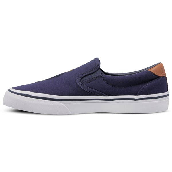 Męskie trampki POLO RL THMPSNIII NE SNEAKERS VULC NEWPORT NAVY CANVAS POLO  816746615001 kolor granatowy
