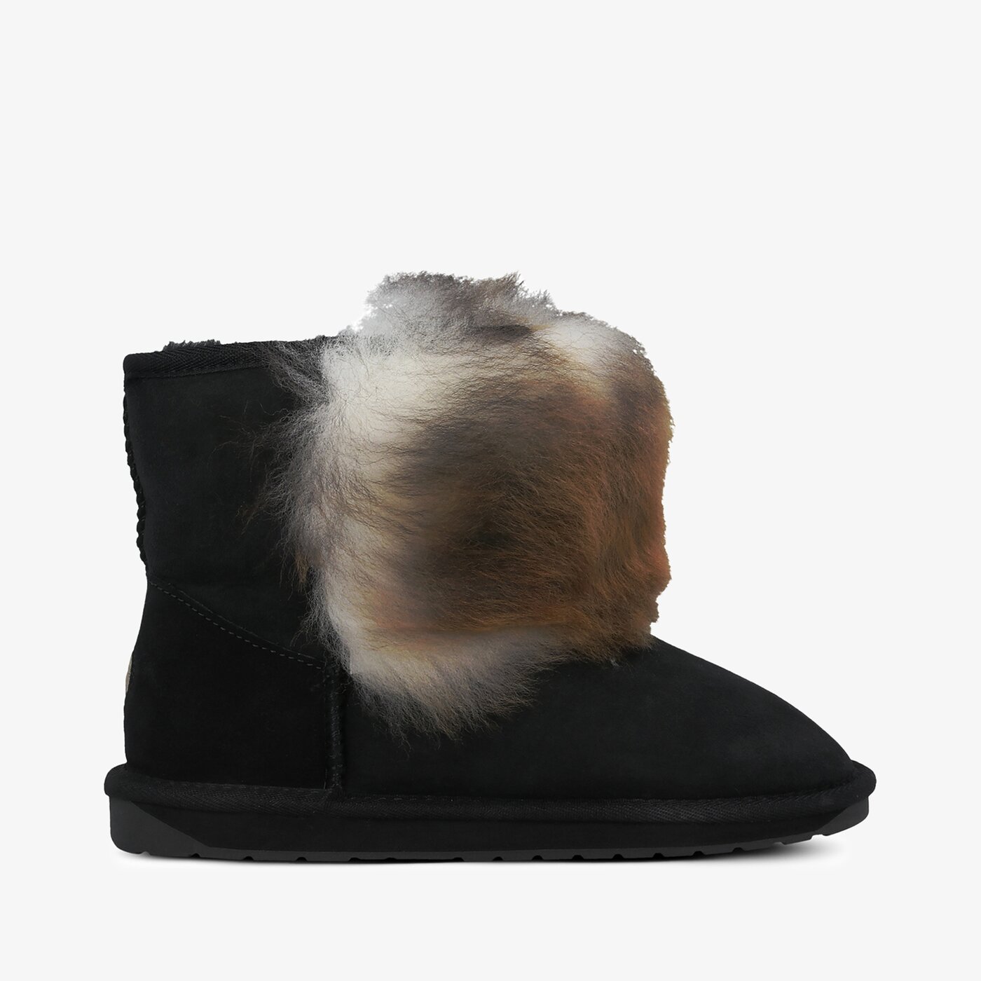 Damskie botki / sztyblety EMU AUSTRALIA STINGER MINI LAVA w12308black kolor czarny