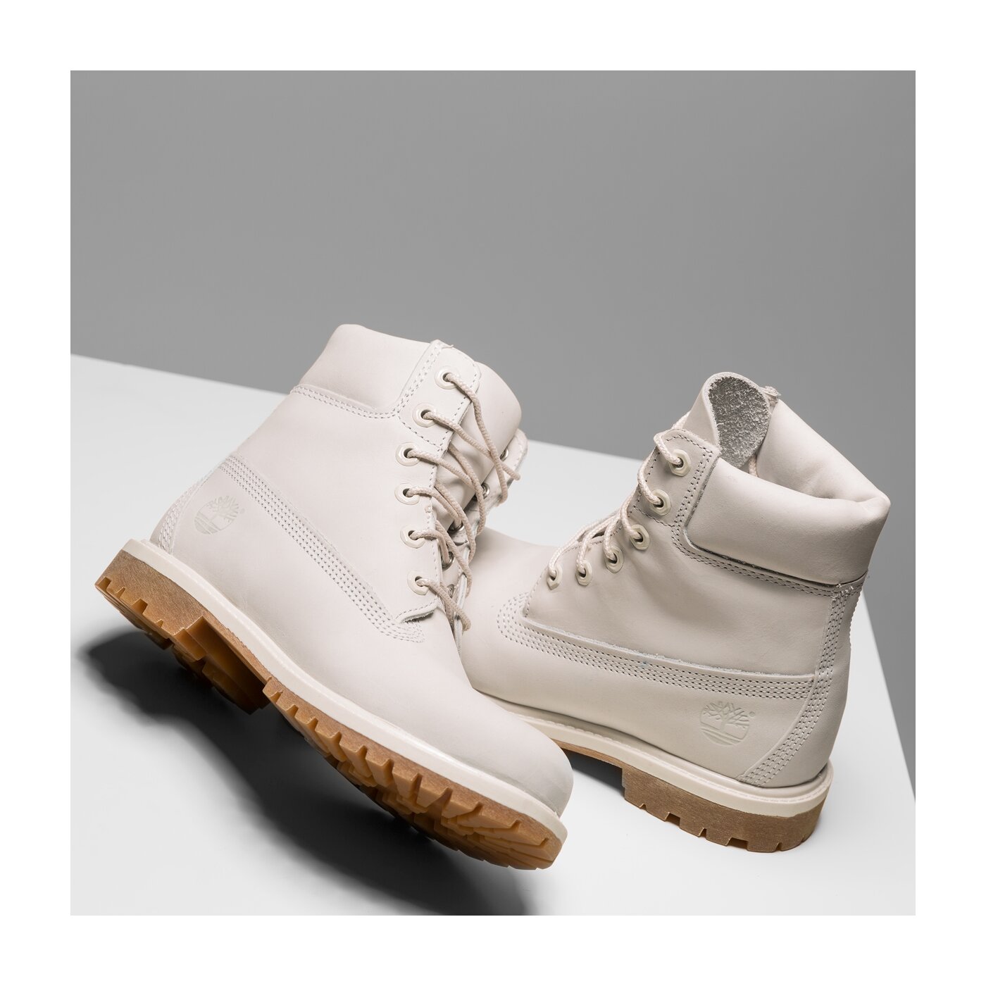 Damskie trapery TIMBERLAND PREMIUM 6 INCH BOOT - W  a196r kolor biały