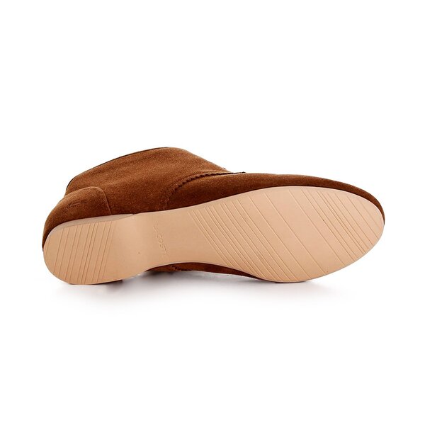 Damskie buty za kostkę LACOSTE HAXBY 725lew2010b23 kolor brązowy