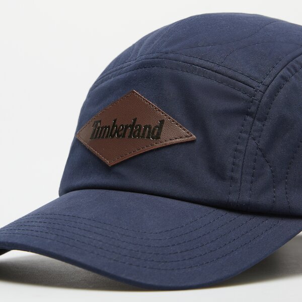 Damska czapka z daszkiem TIMBERLAND CZAPKA OVERSTITCH BB CAP tb0a66a24511 kolor granatowy